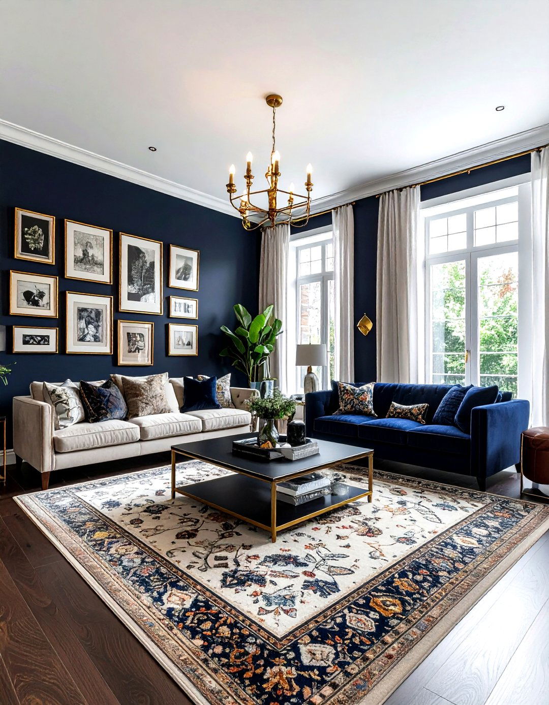 Moody Maximalist Living Room - 30 living room inspiration ideas