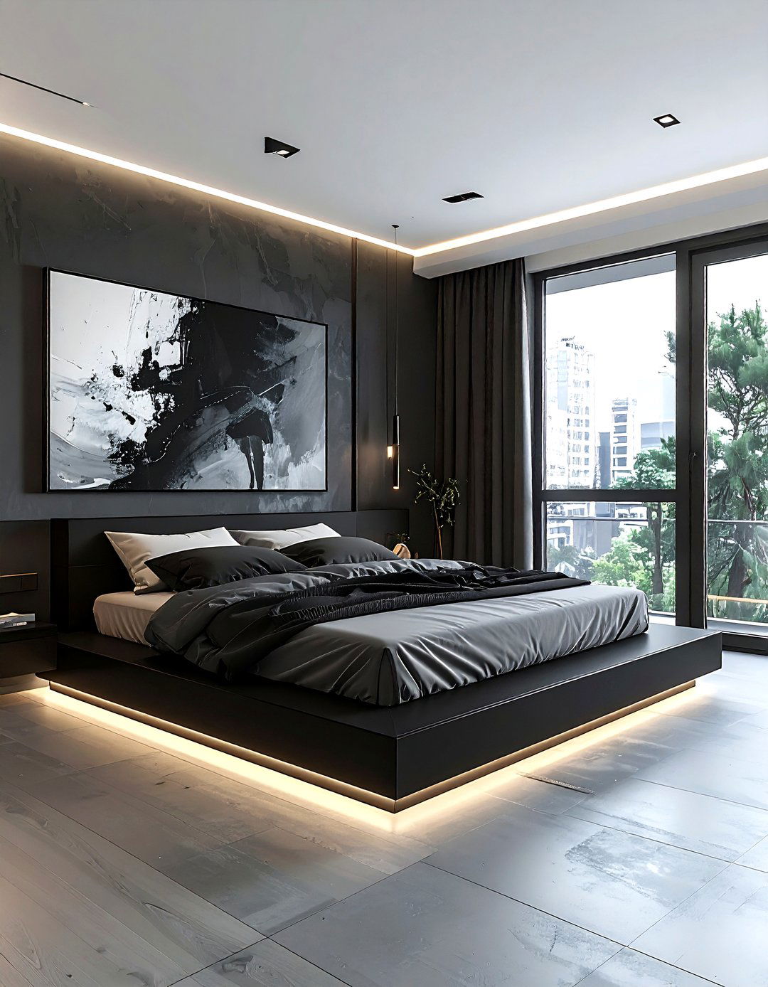 Moody Minimalist Bedroom - 30 moody bedroom ideas