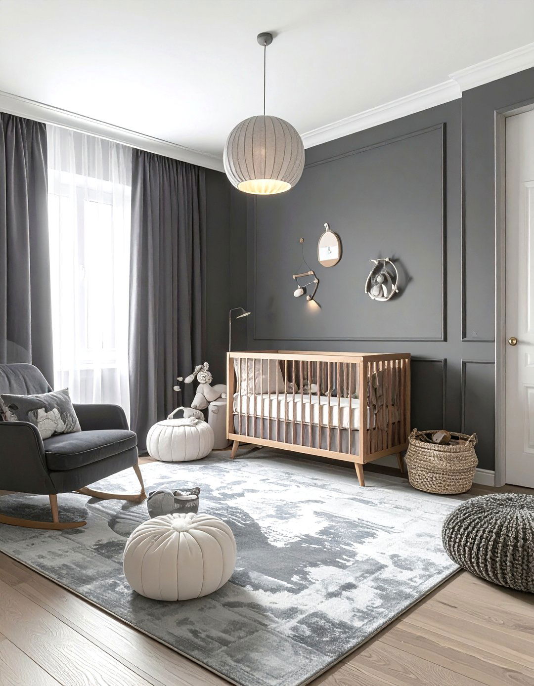 Moody Nursery - 30 nursery decor ideas