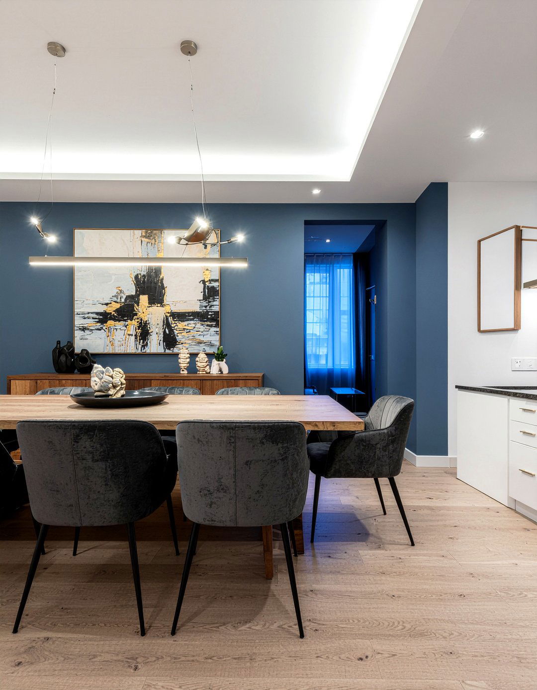 Moody Wall Colors - 30 dining room intimate gathering ideas