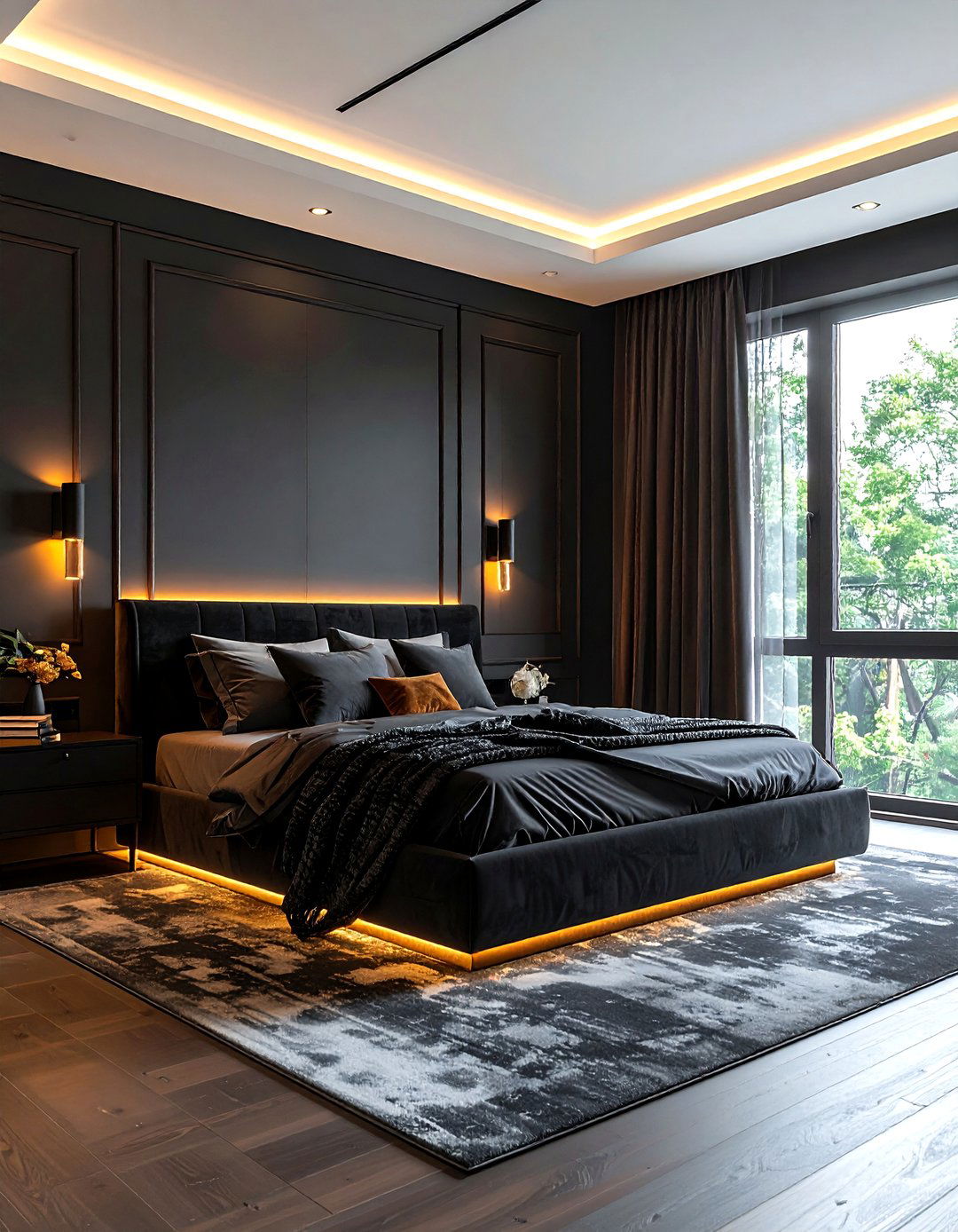 Moody bedroom - 30 teen room decor ideas