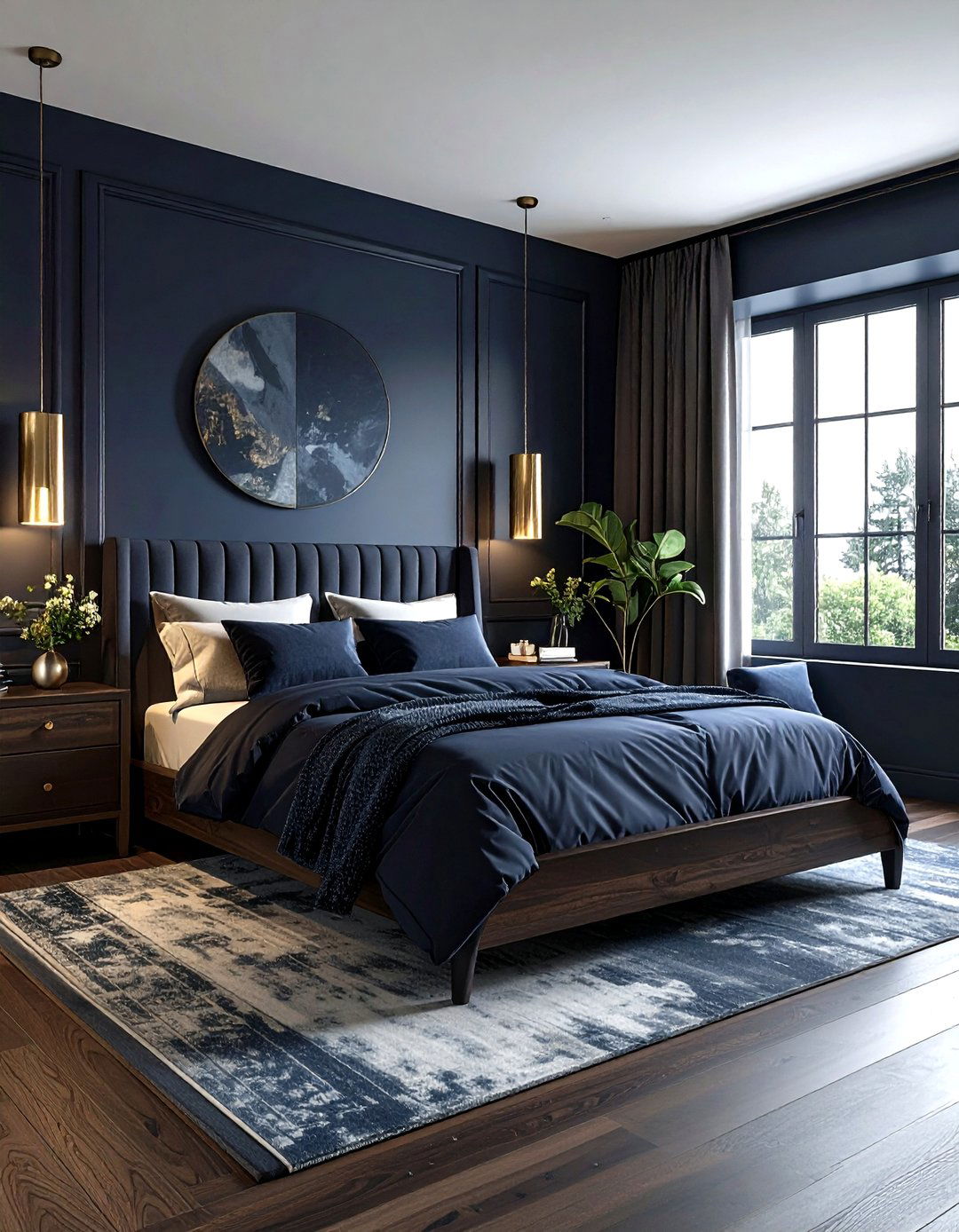 Moody dark bedroom - 30 young adult bedroom ideas