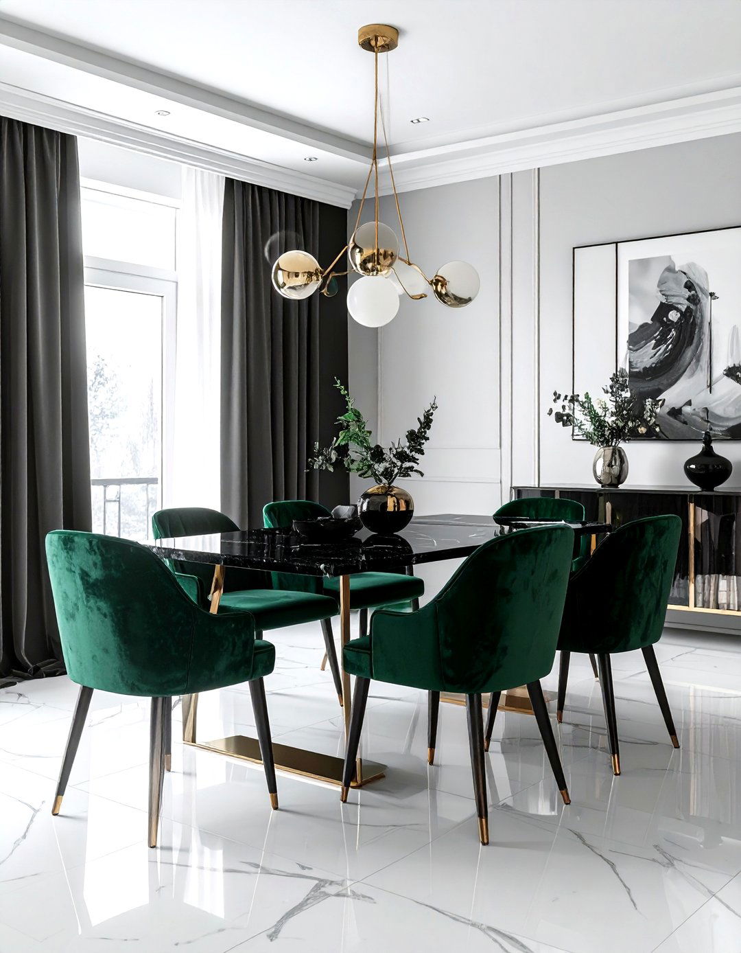 Moody dark dining room - 30 dining room decorating tips