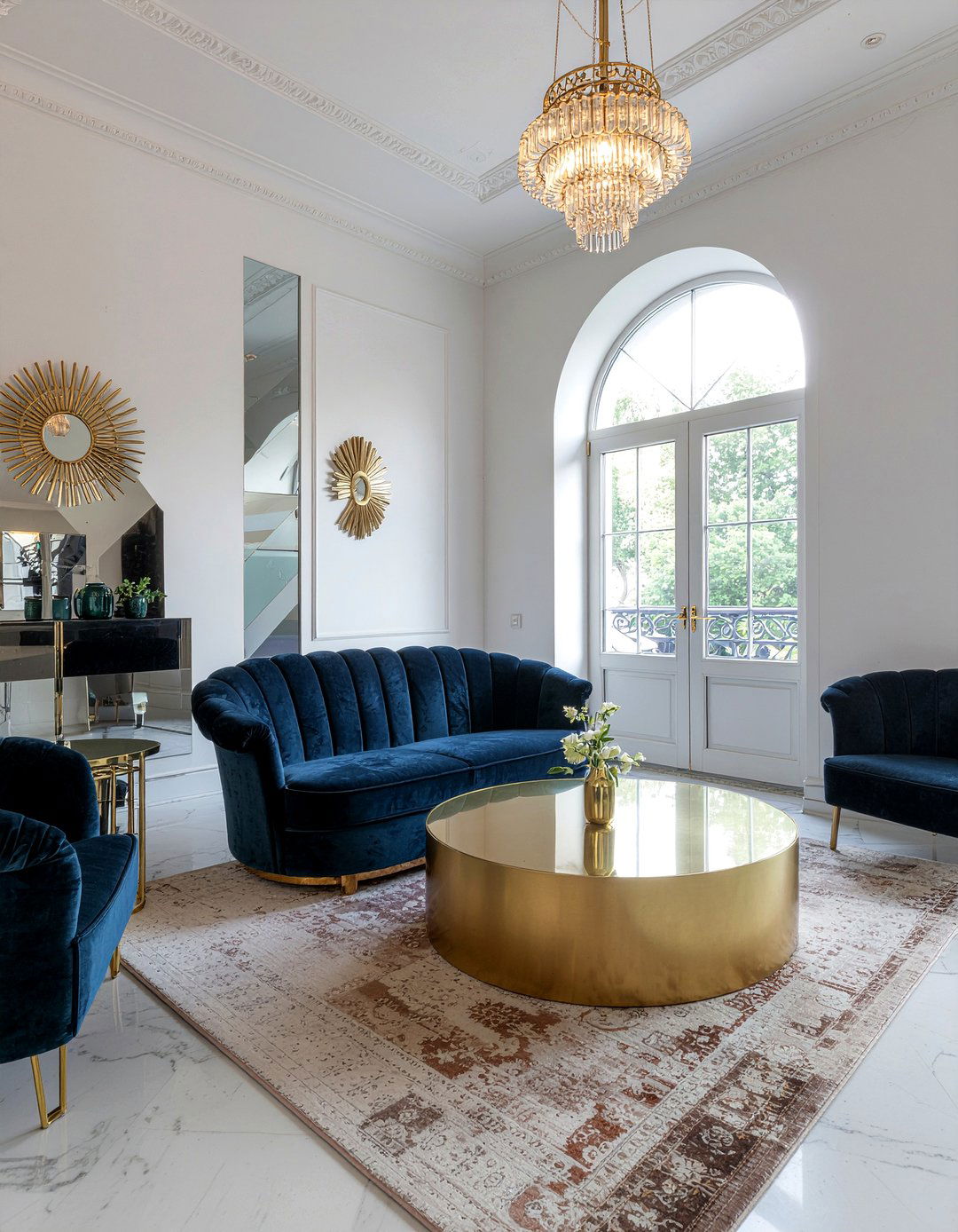 Moody green living room - 30 one of a kind living room ideas