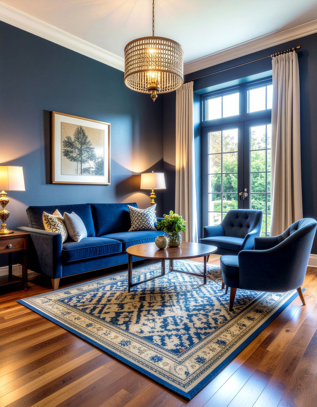 Moody living room - 30 living room designs