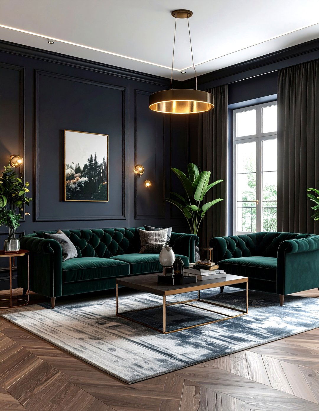 Moody living room - 30 living room room settings