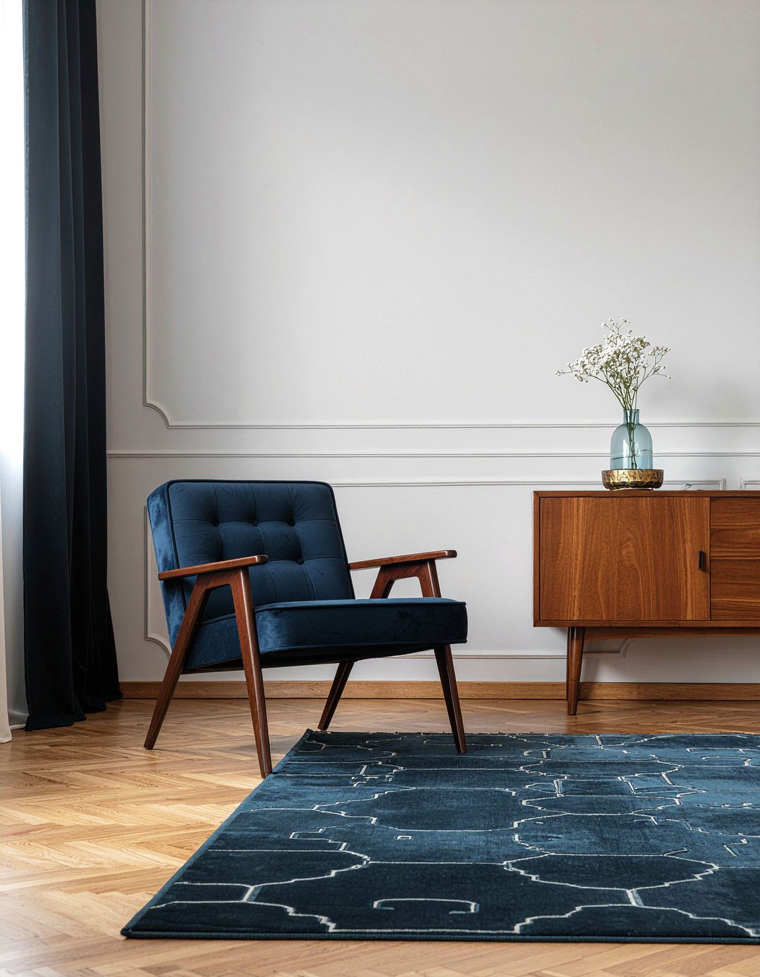 Moody mid century modern - 30 moody living room ideas