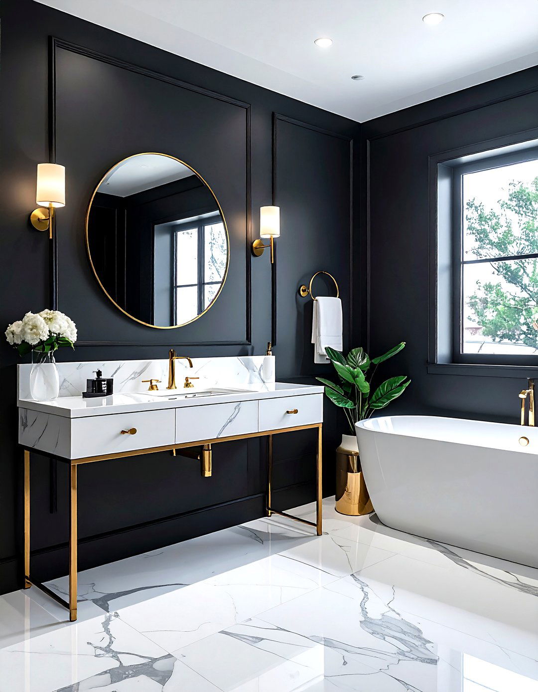 Moody powder room - 30 curated decor ideas