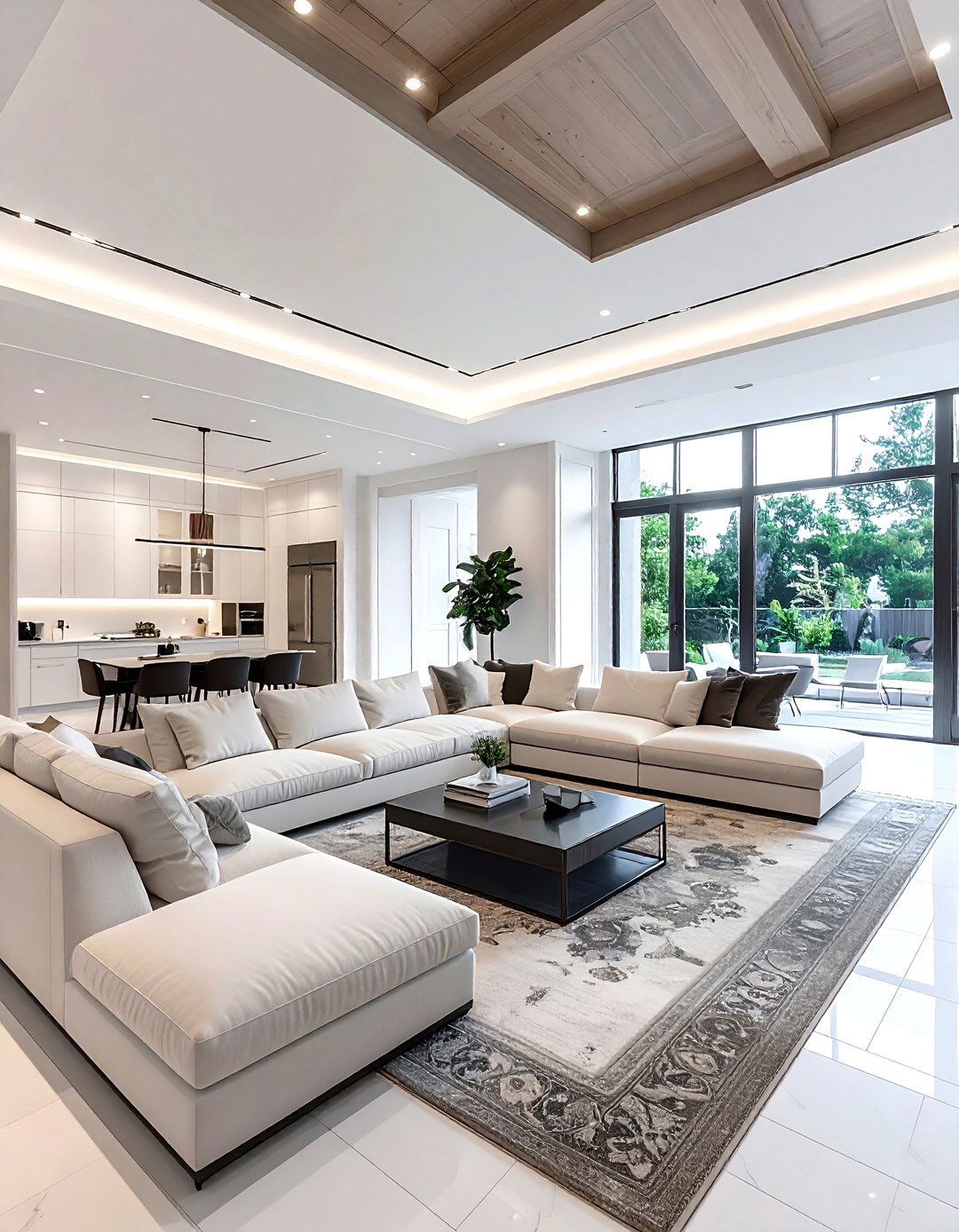 Moody purple living room - 30 living room purple walls