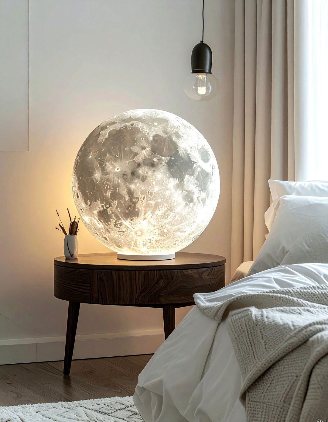 Moon Lamp - 30 unique lamp ideas