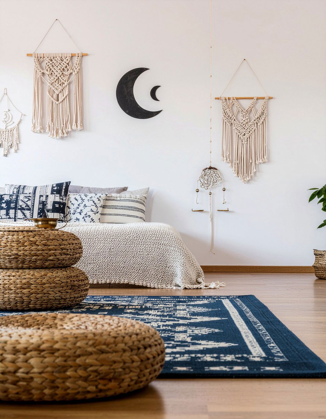 Moon phase wall stickers - 30 bedroom wall stickers