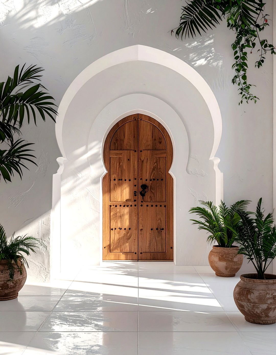 Moroccan Arched Doorway - 30 Moroccan home decor ideas