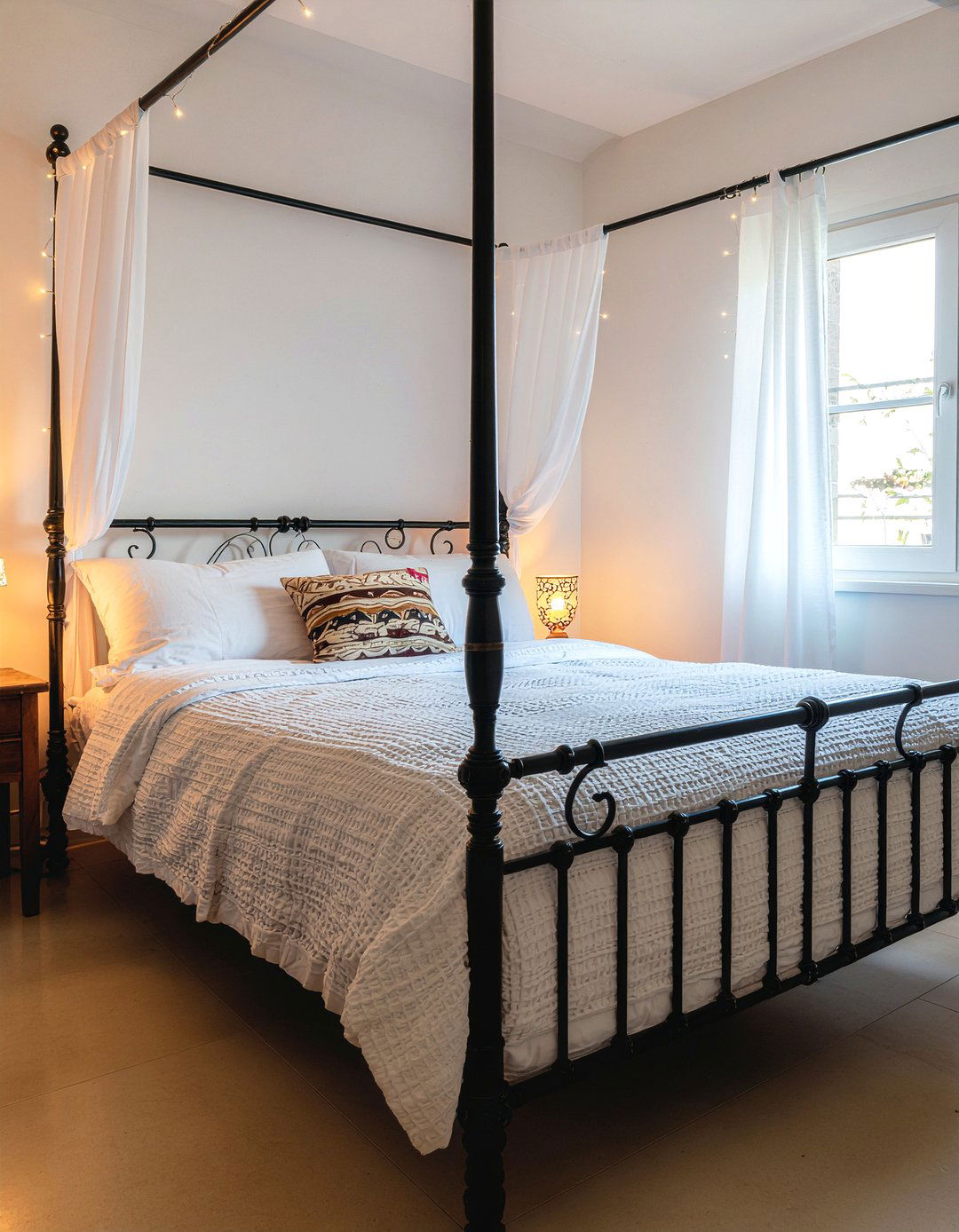 Moroccan Canopy Bed - 30 Moroccan bedroom ideas