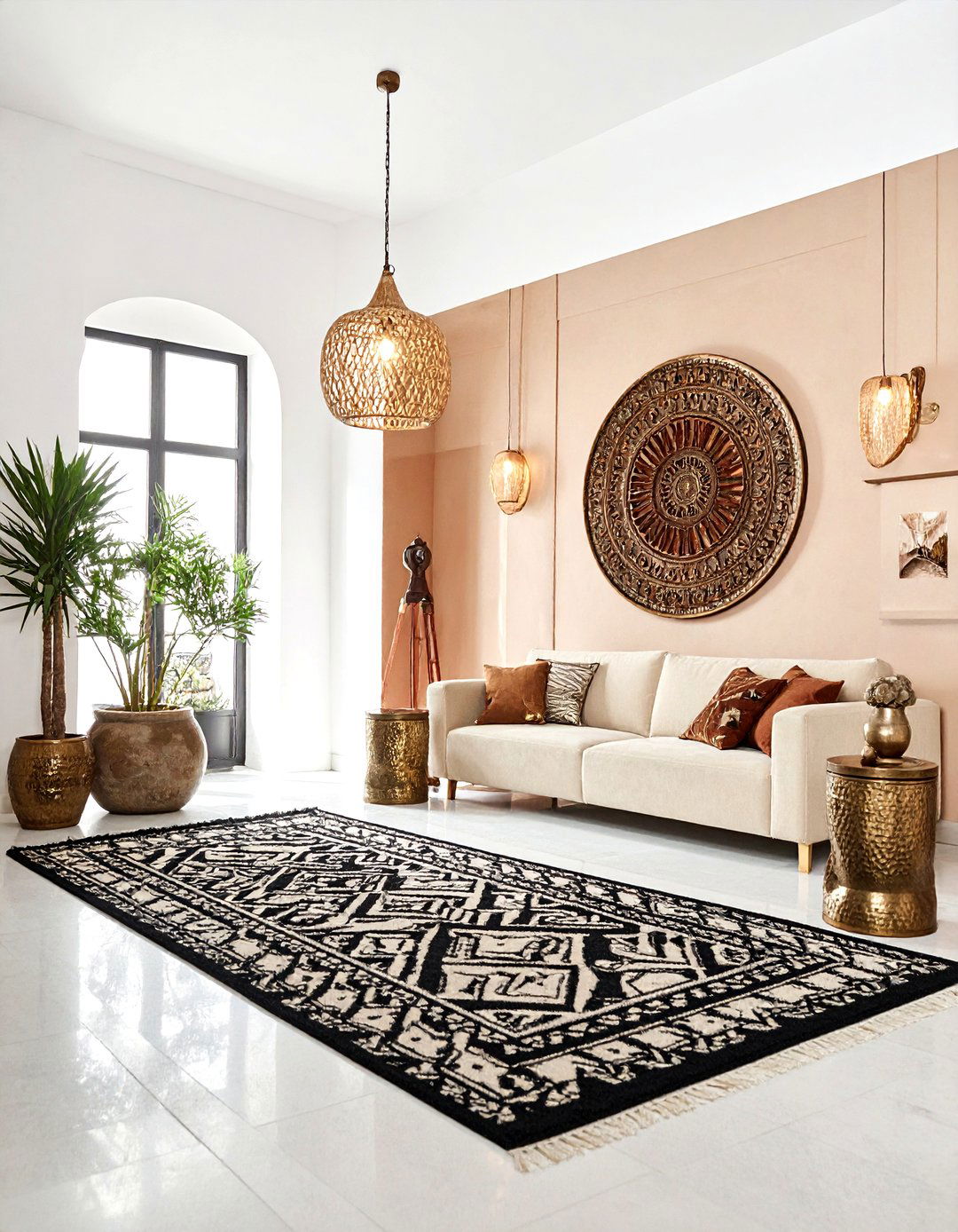 Moroccan Living Room - 30 Moroccan pattern decor ideas