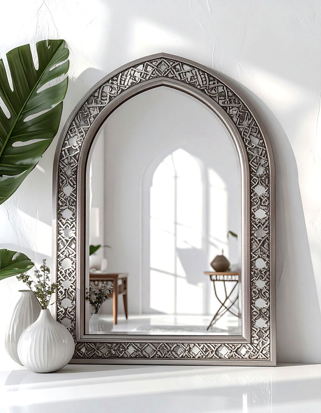 Moroccan Mirror Frame - 30 Moroccan home decor ideas