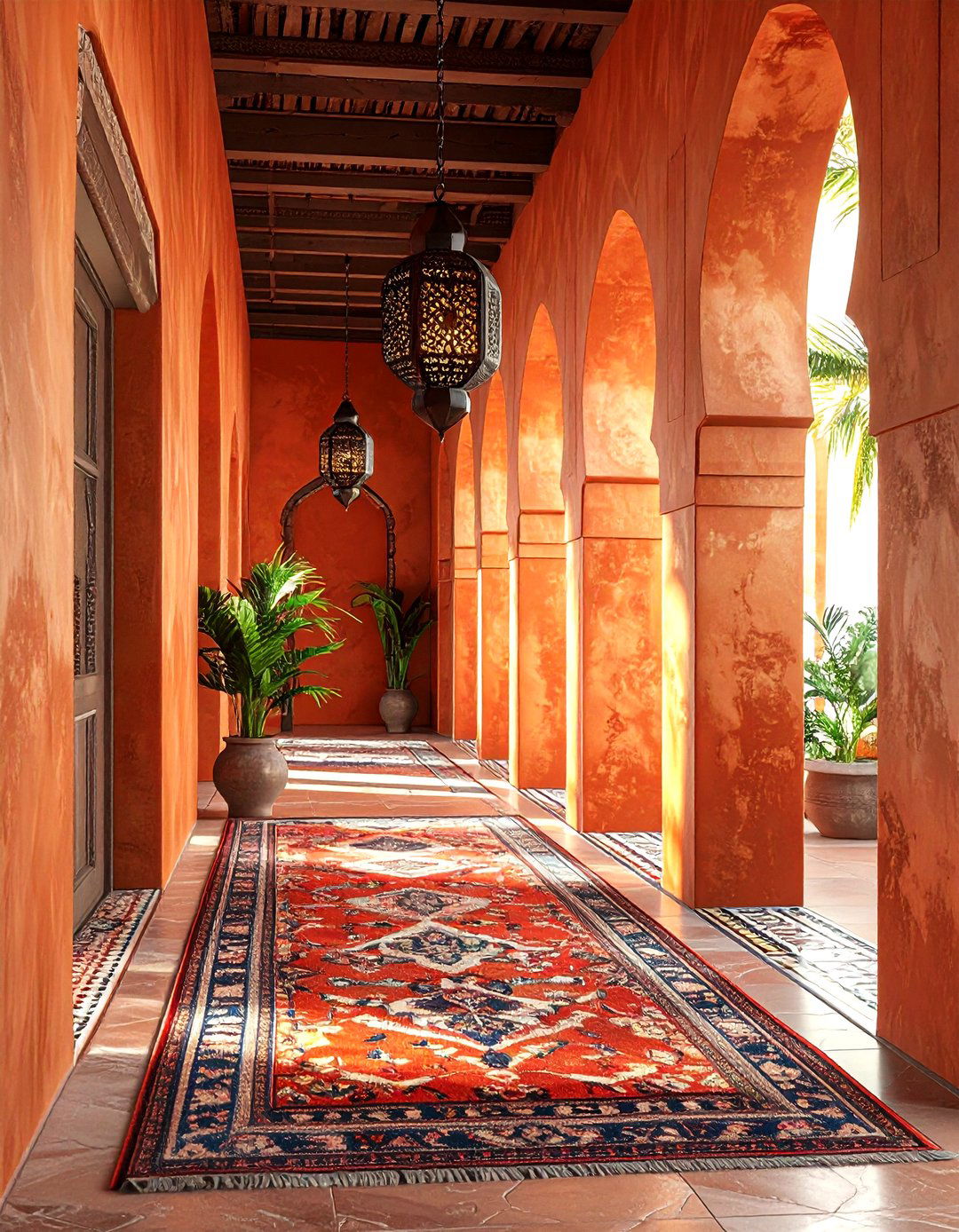 Moroccan Style Lantern - 30 hallway lighting ideas