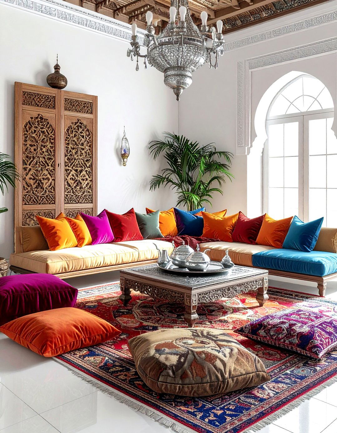 Moroccan Style Living Room - 30 world traveler decor ideas