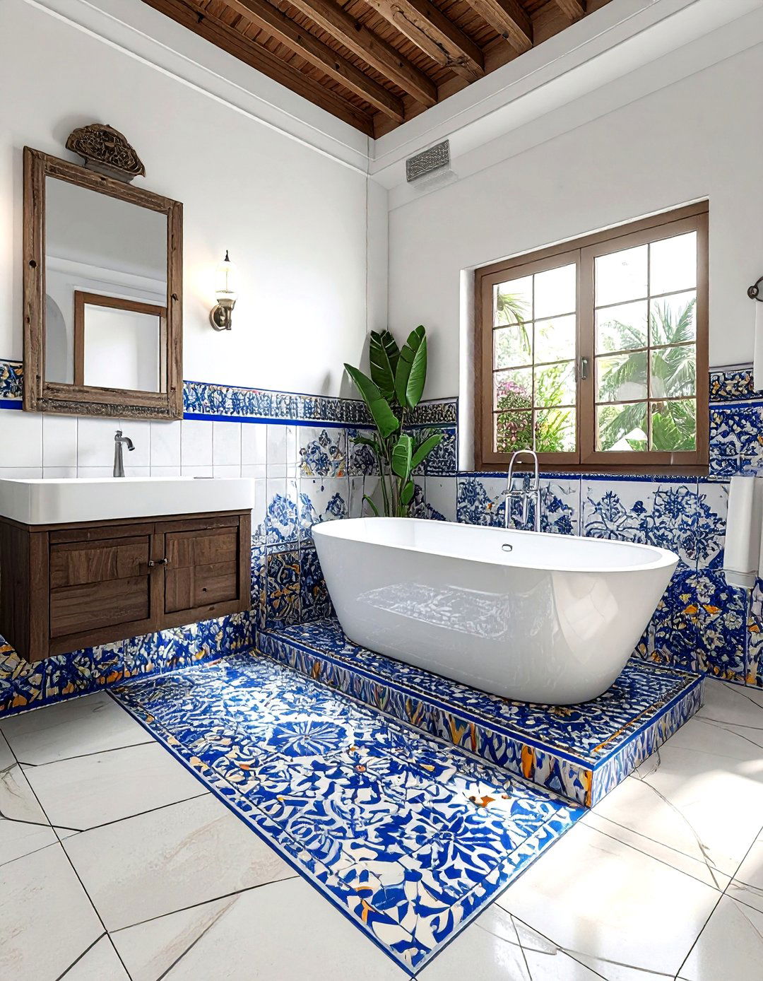Moroccan Tile - 30 bathtub tile ideas