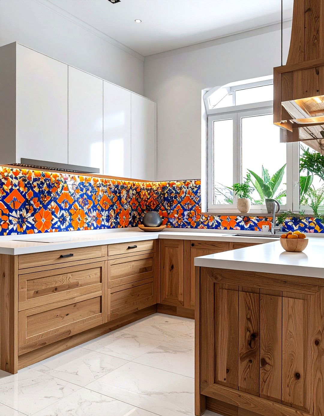 Moroccan Tile Backsplash - 30 DIY kitchen backsplash ideas
