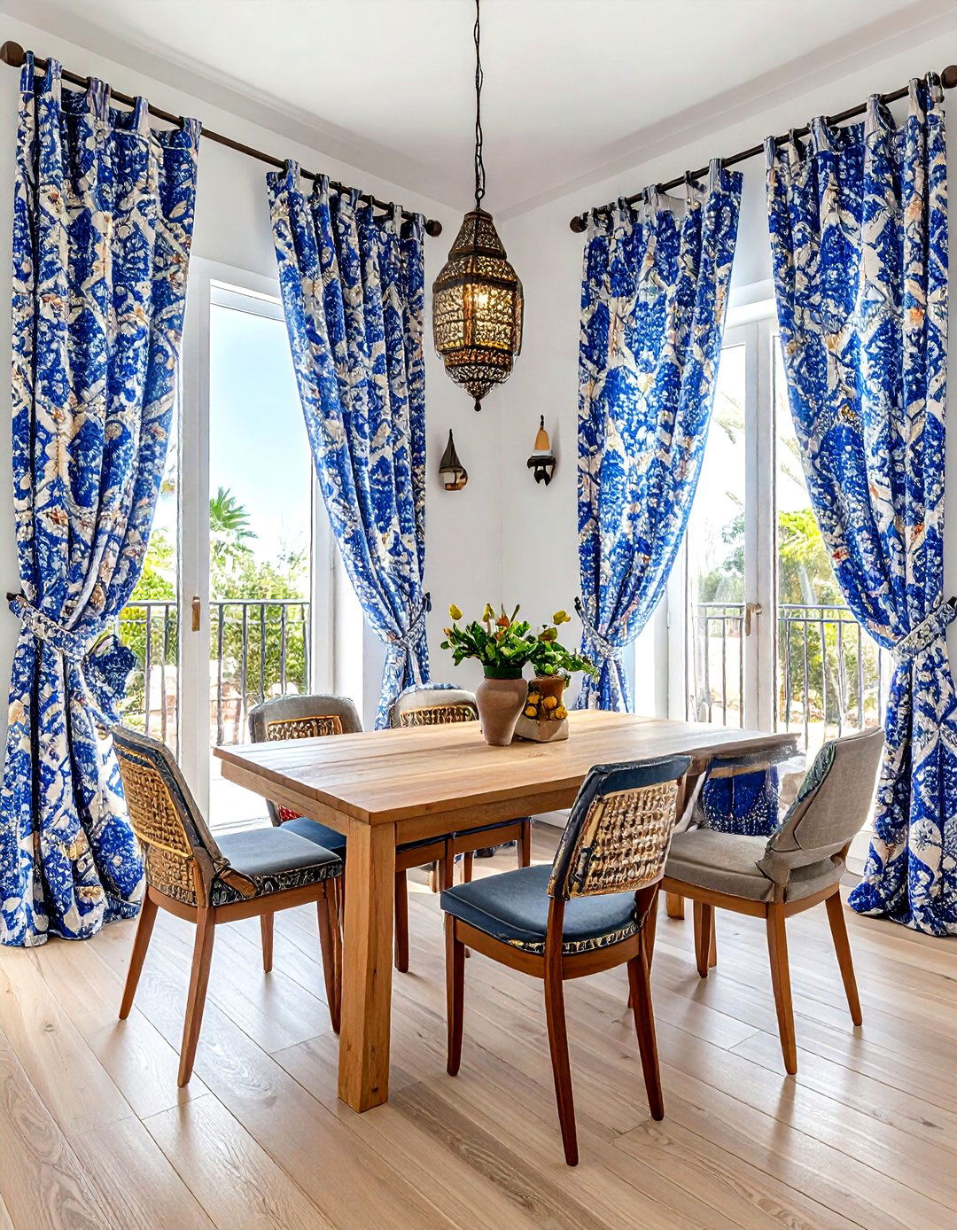 Moroccan Tile Curtains - 30 curtain ideas