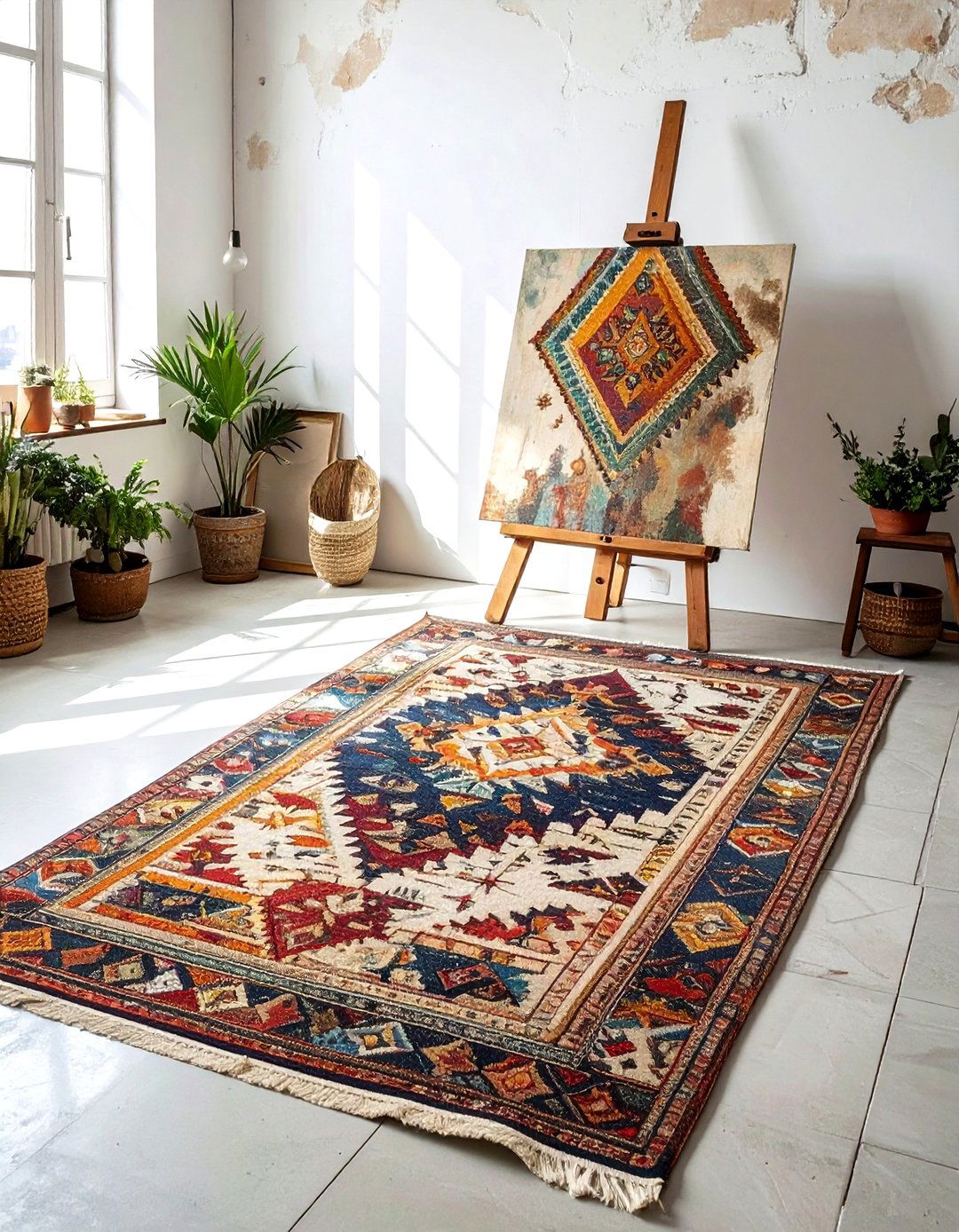 Moroccan kilim studio - 30 Moroccan rug ideas