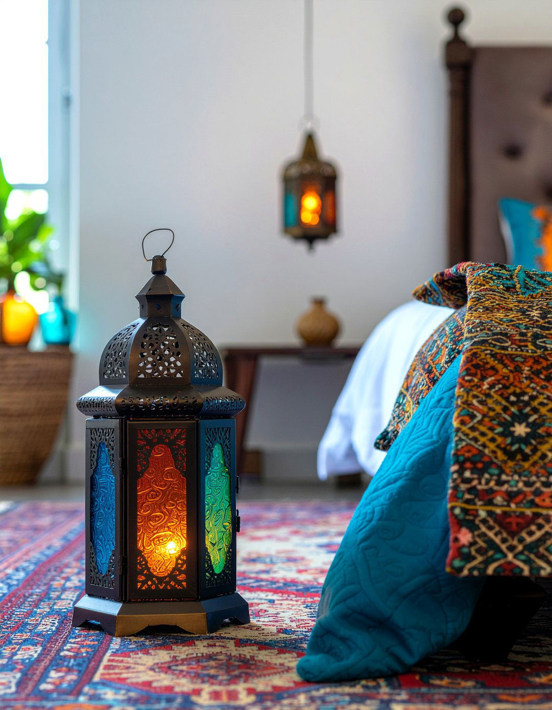 Moroccan lantern light - 30 bedroom pendant lights