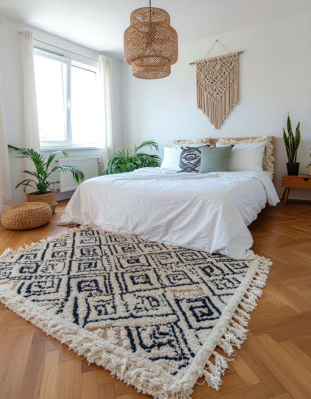 Moroccan rug - 30 bedroom rugs