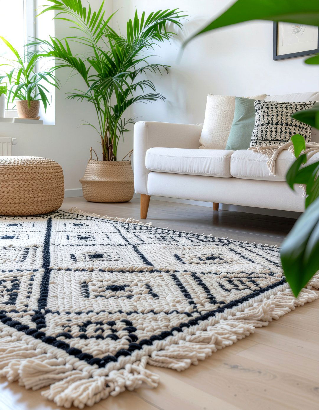 Moroccan shag rug - 30 living room shag rugs