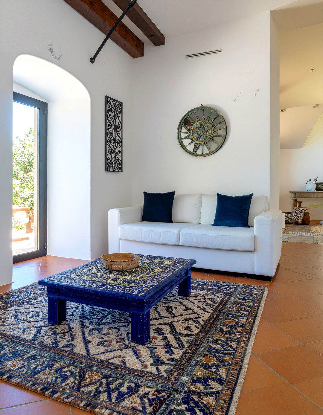 Mosaic Inlay Table - 30 living room Mediterranean furniture ideas