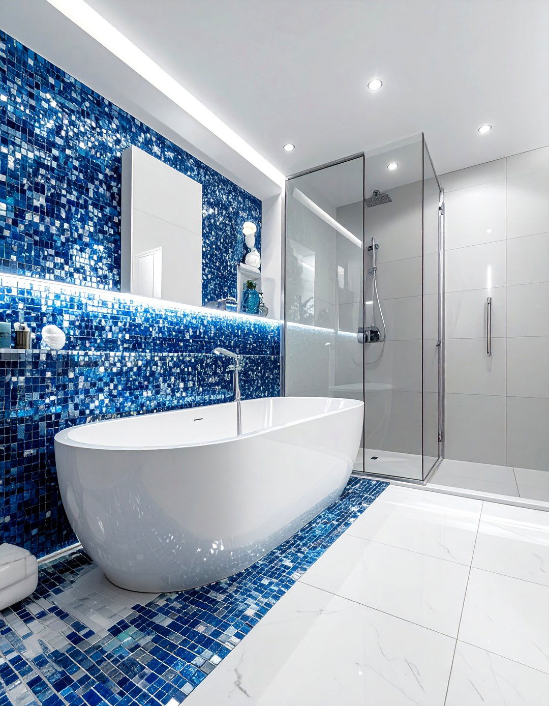 Mosaic Tile - 30 bathtub tile ideas