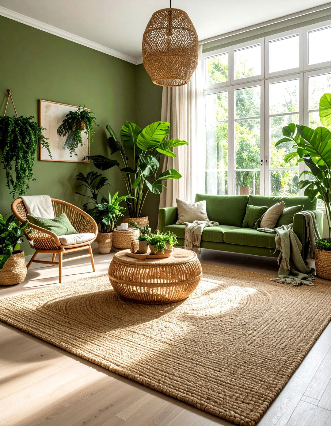 Moss Green Living Room - 30 modern green living room ideas