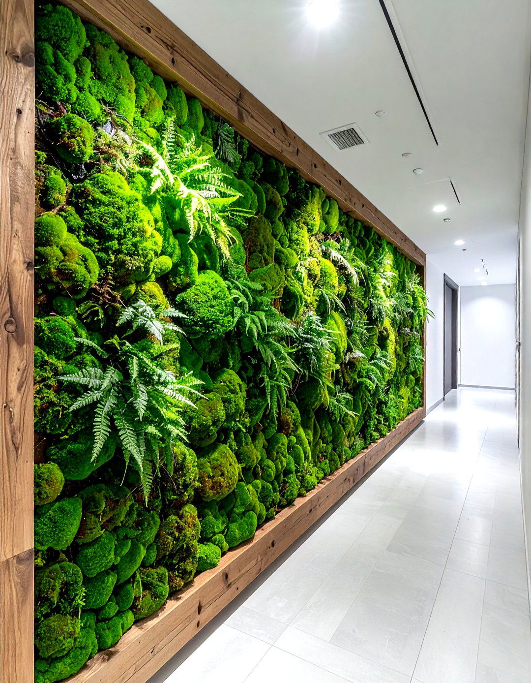 Moss Wall Decor - 30 woodland decor ideas