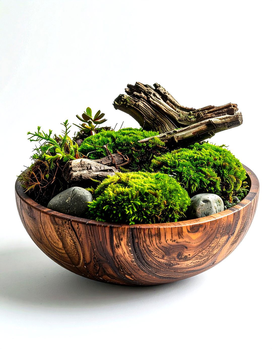 Moss bowl centerpiece - 30 dough bowl ideas