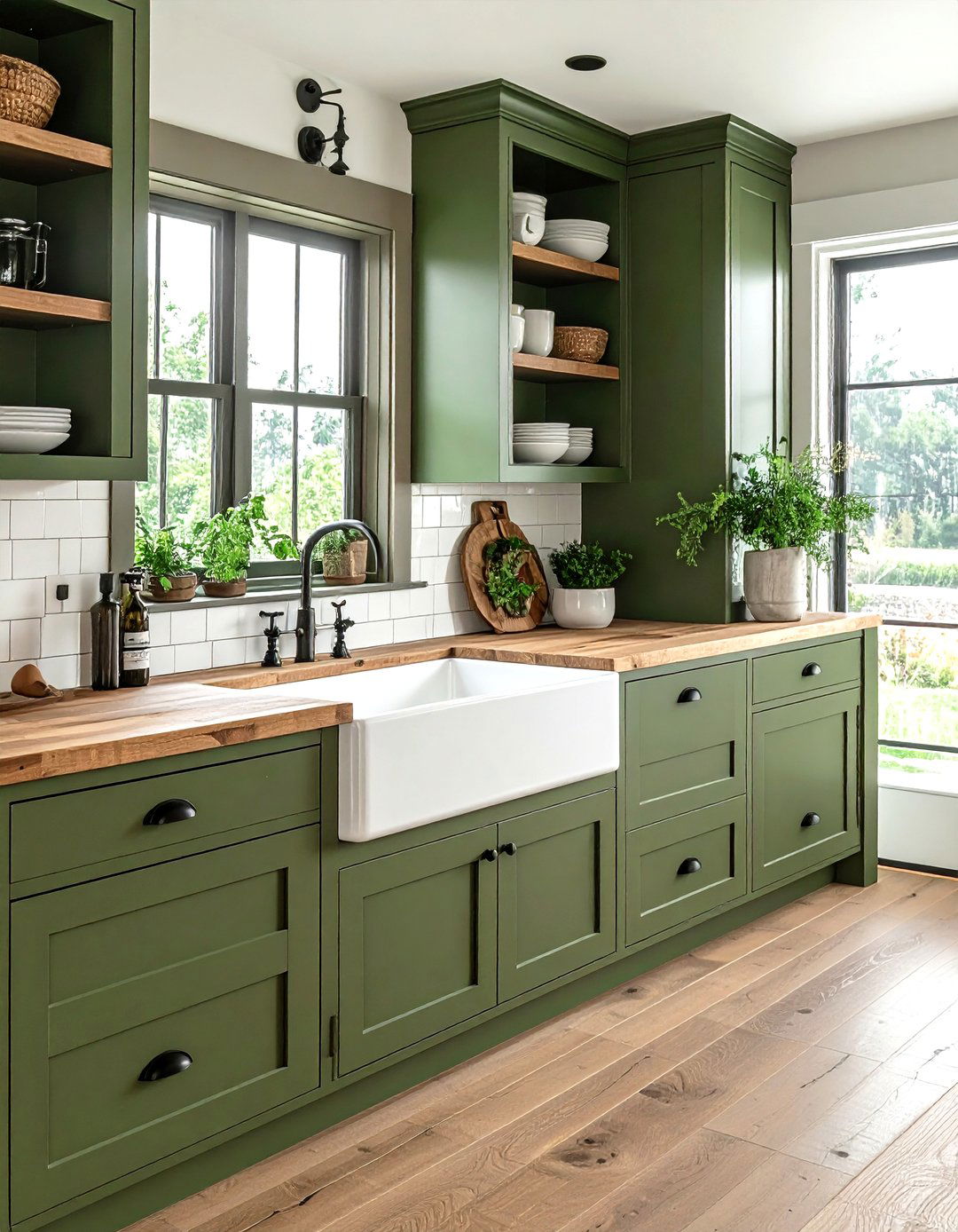 30 Elegant Green and White Kitchen Ideas for a Modern Look