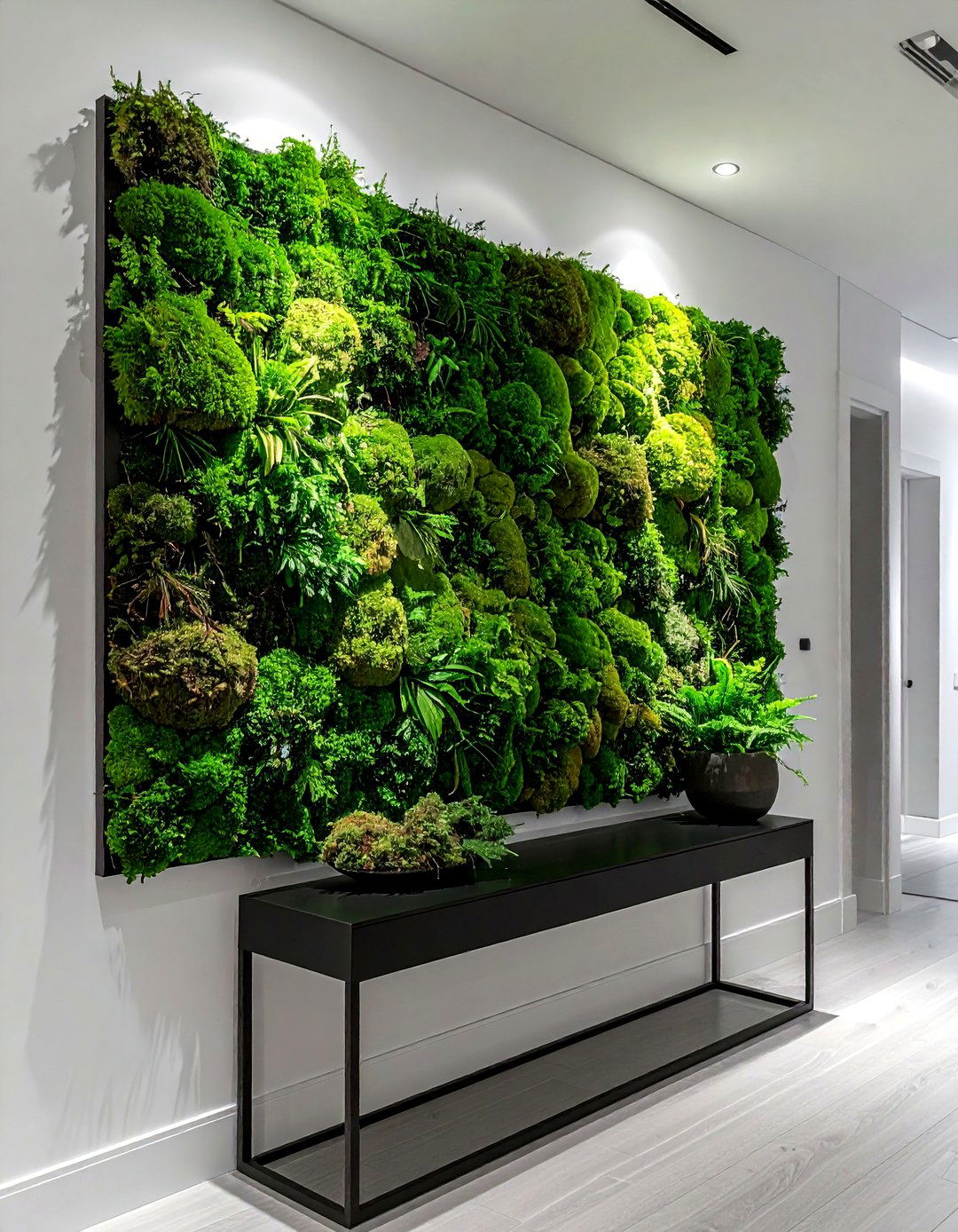 Moss wall art - 30 forest decor ideas