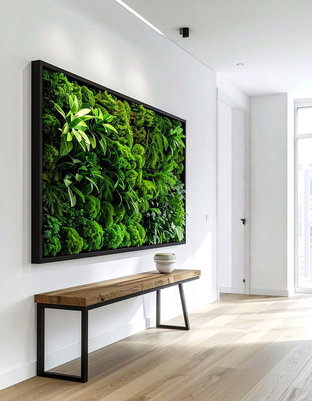 Moss wall art - 30 jungle decor ideas