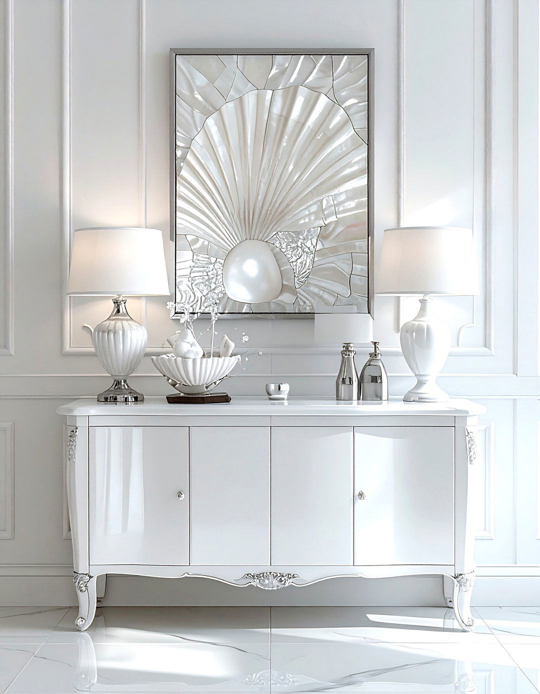 Mother of pearl tile - 30 dining room backsplash ideas