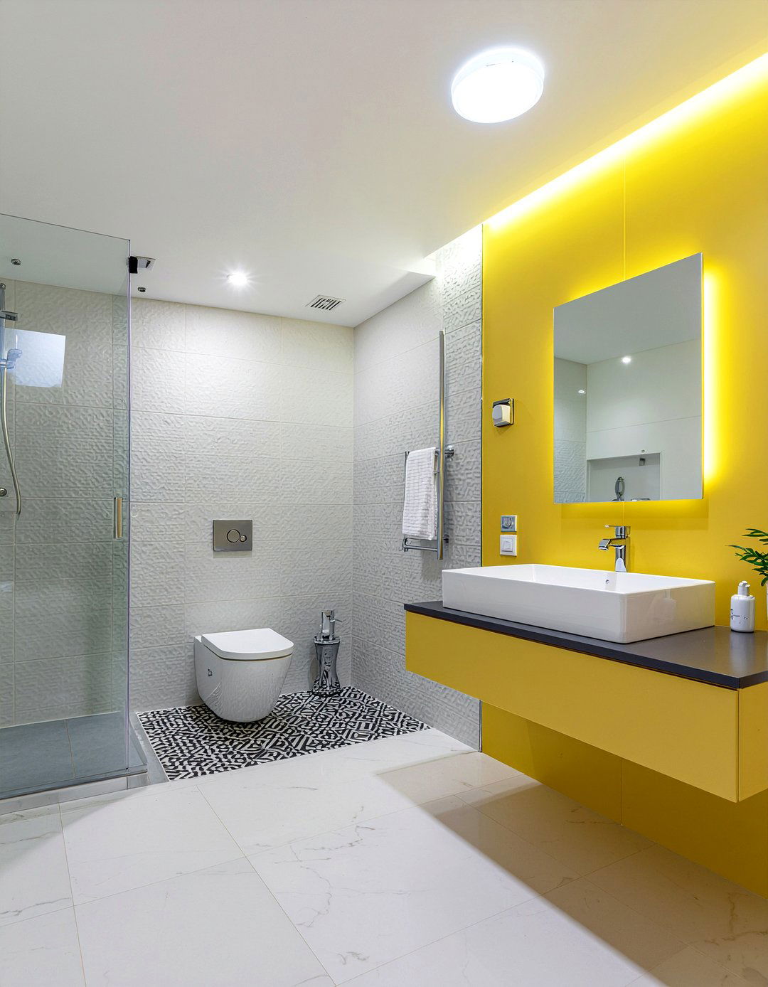 Motion sensor bathroom light - 30 bathroom electrical ideas