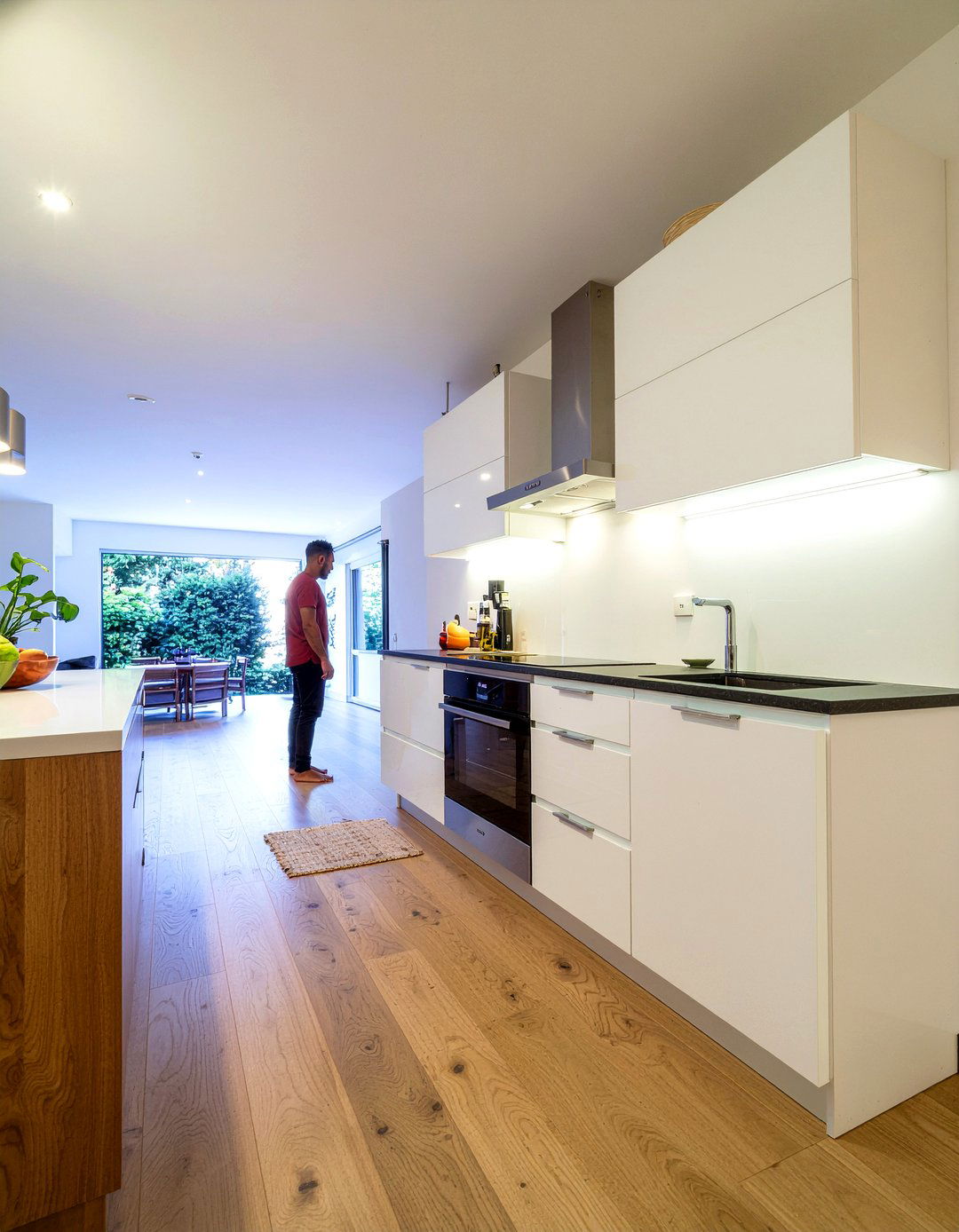 Motion sensor kitchen lighting - 30 LED strip kitchen lighting ideas