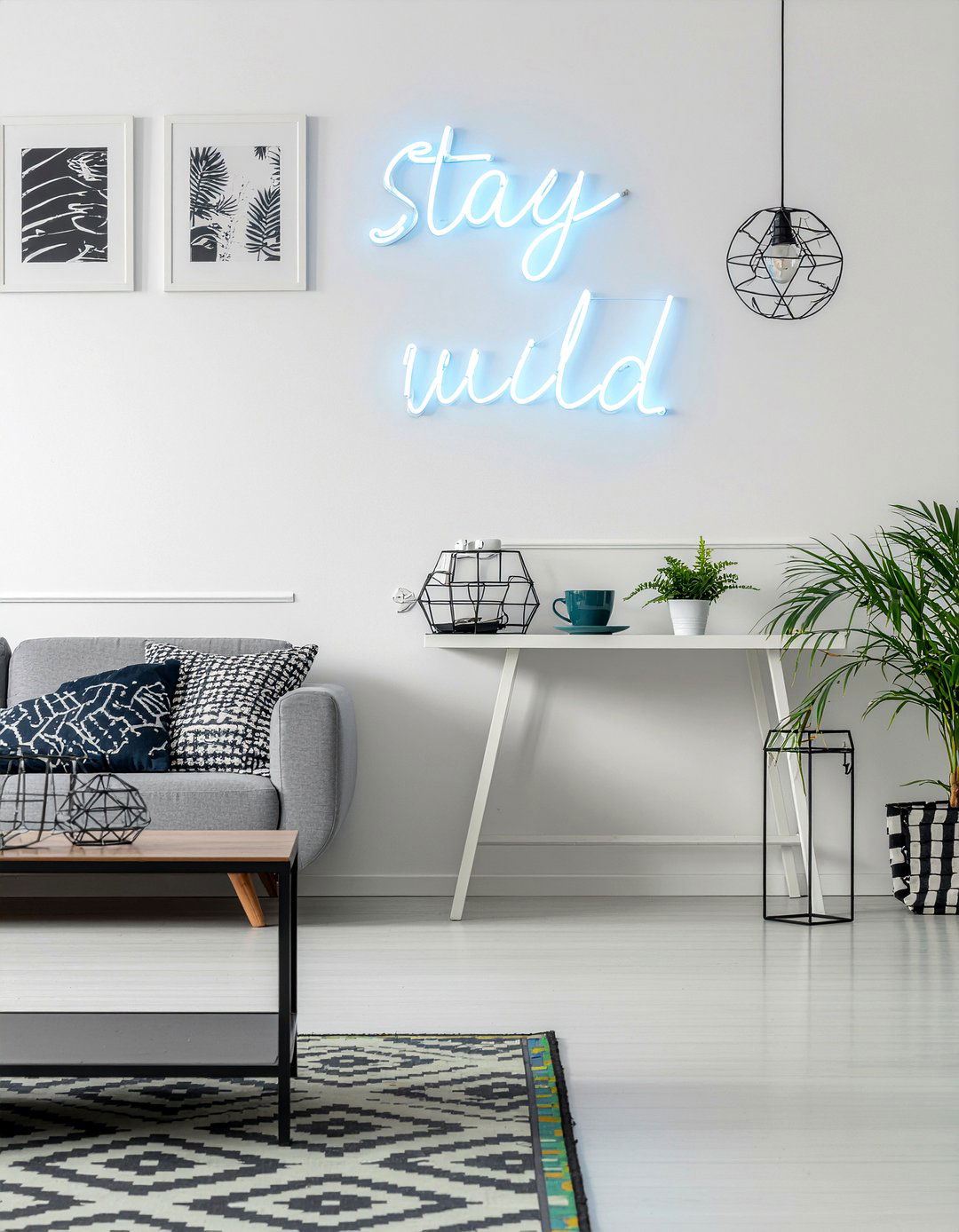 Motivational Text Neon Sign - 30 living room neon signs
