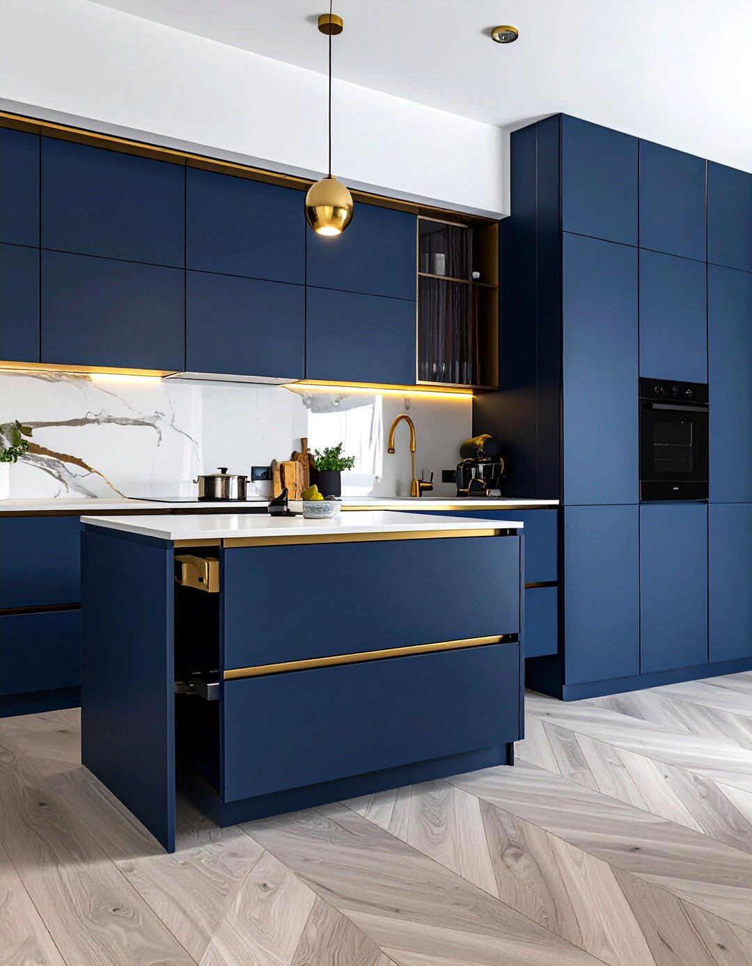 Motorized Cabinet Doors - 30 touchless kitchen ideas