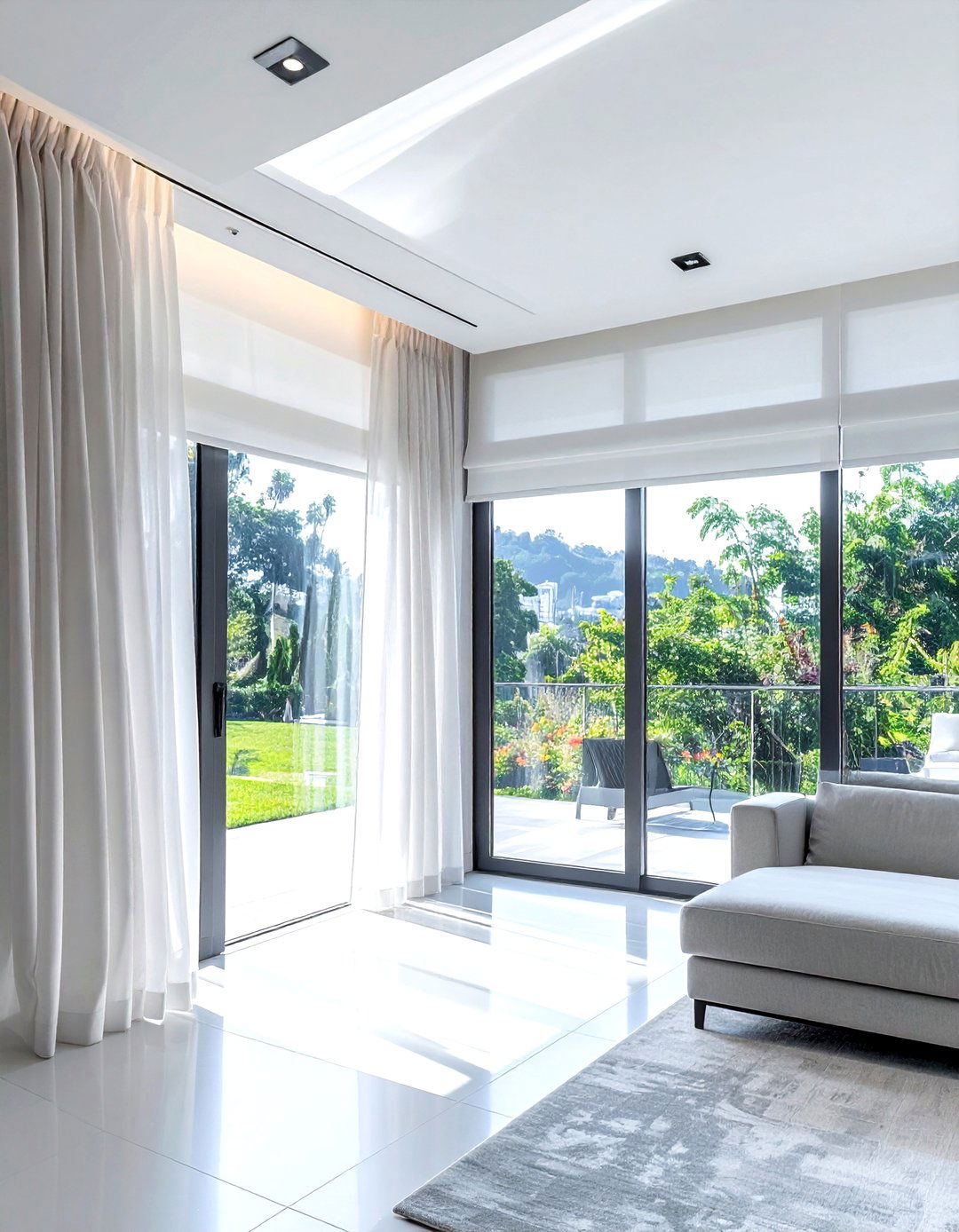 Motorized Curtain Tracks - 30 curtain ideas