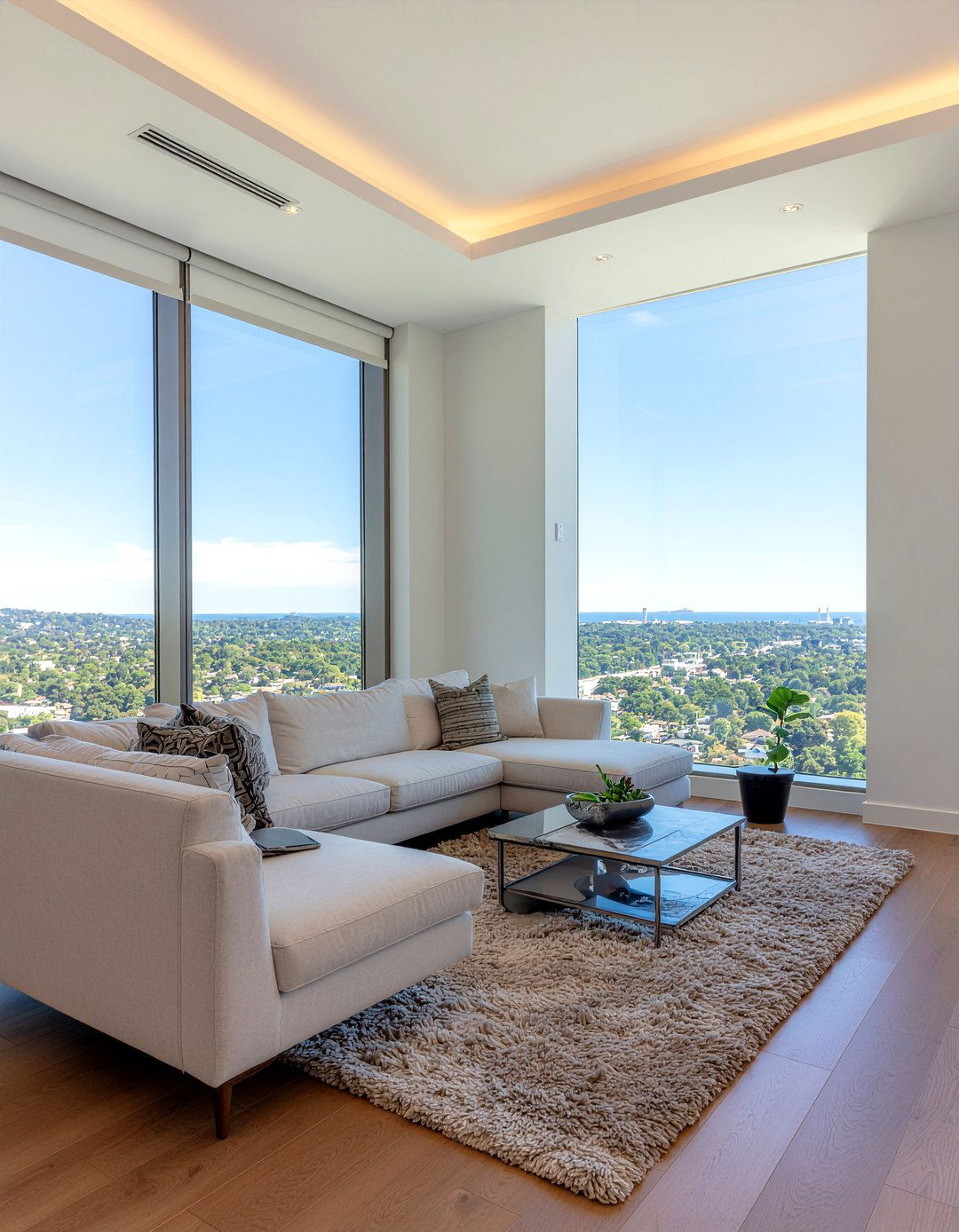 Motorized Plantation Shutters - 30 living room plantation shutters