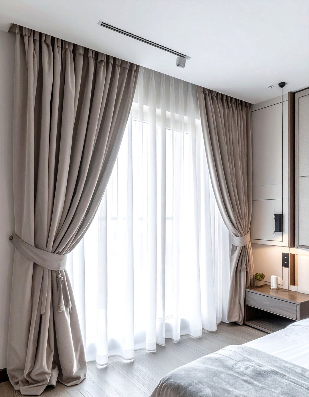 Motorized curtain rod - 30 curtain rod ideas