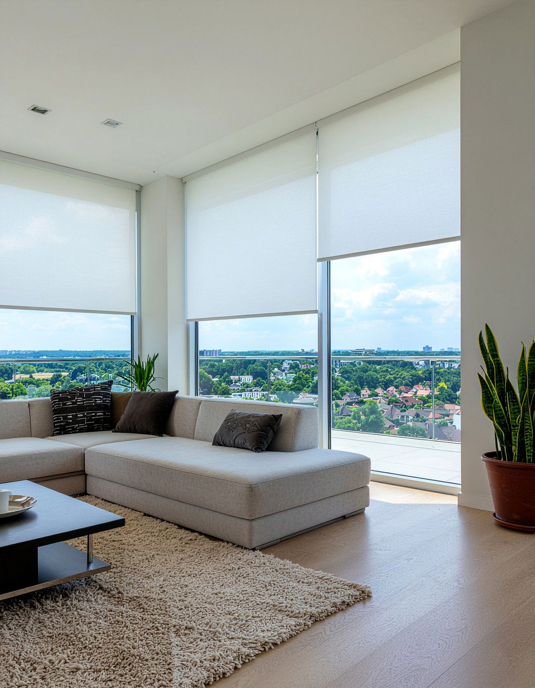 Motorized roller blinds - 30 living room roller blinds