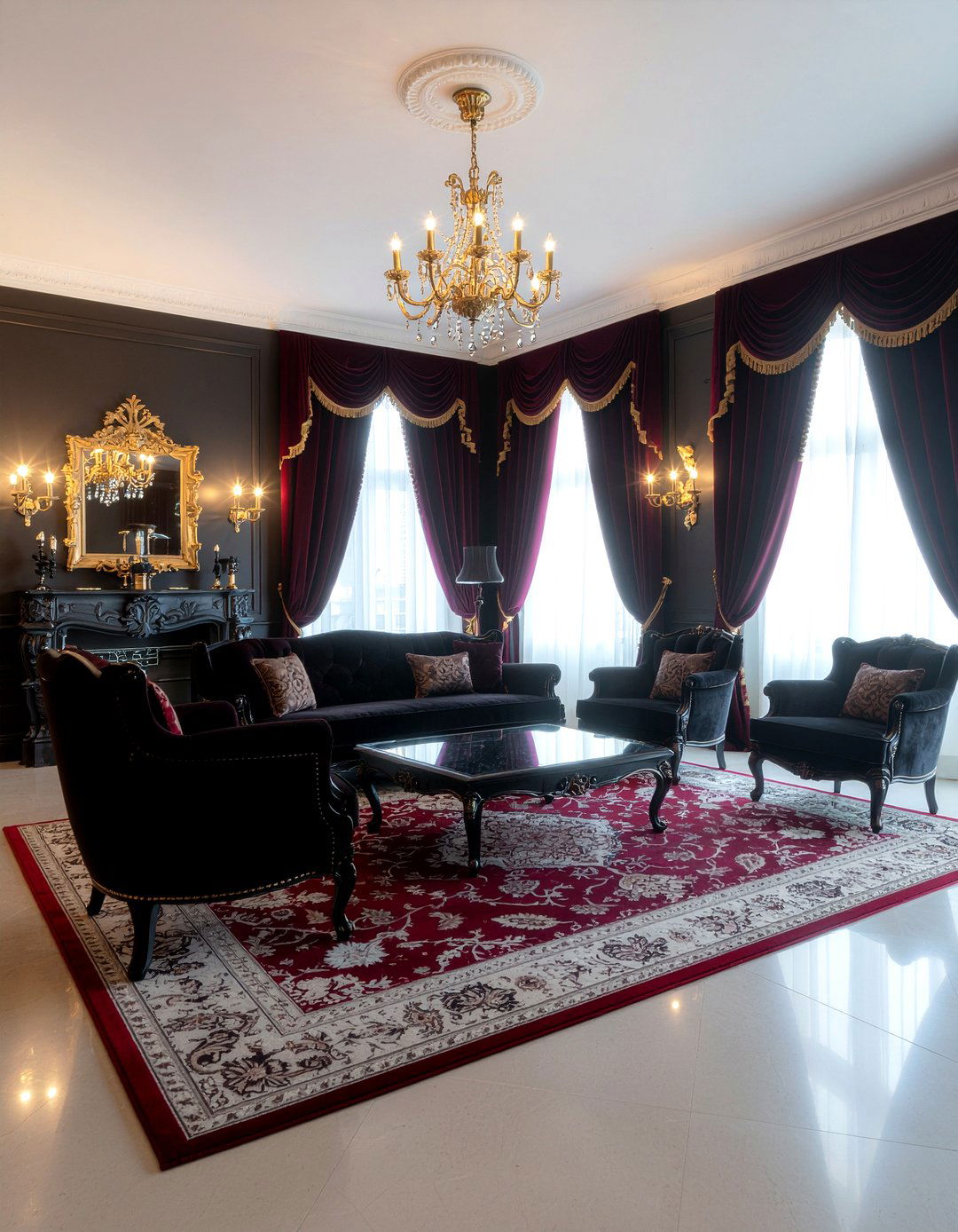 Moulin Rouge living room - 30 movie themed living room ideas