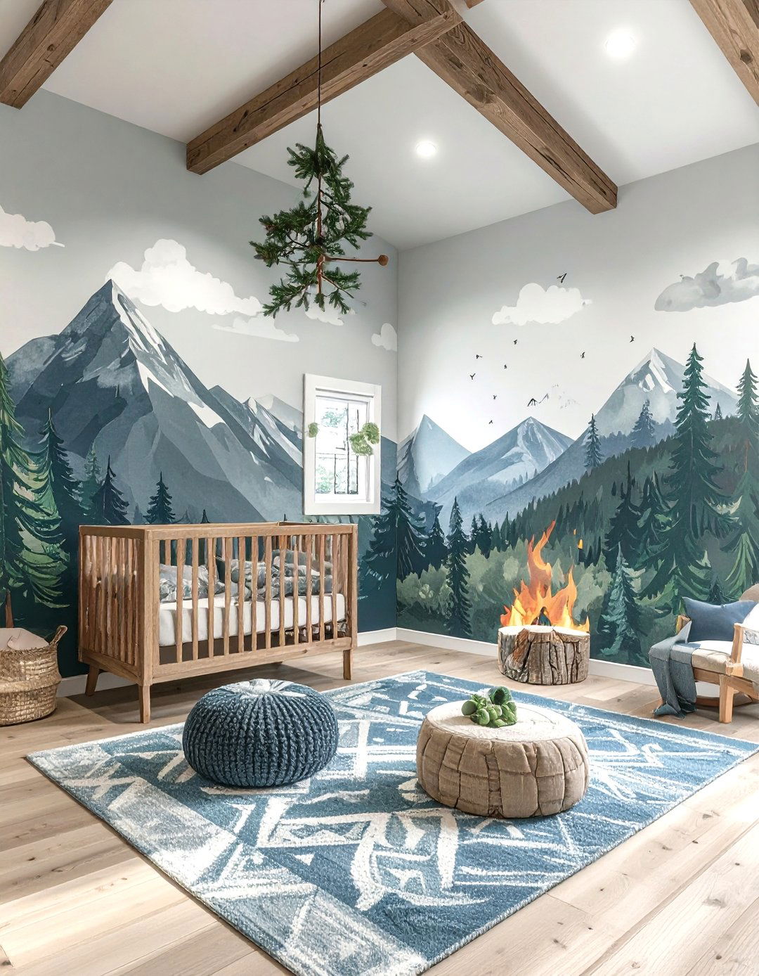 Mountain Mural Nursery - 30 nursery decor ideas