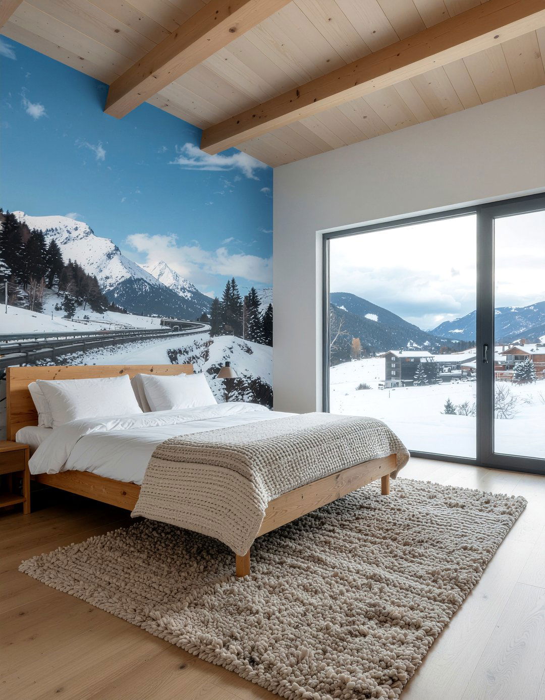 Mountain Railway View - 30 train bedroom ideas