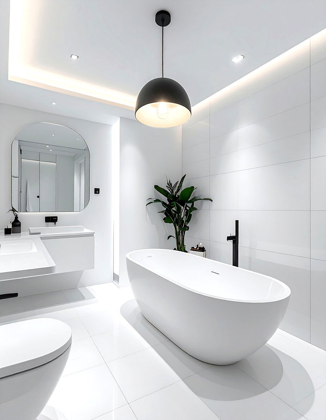 Mozzano Rimless Bath - 30 Victoria and Albert bathroom ideas