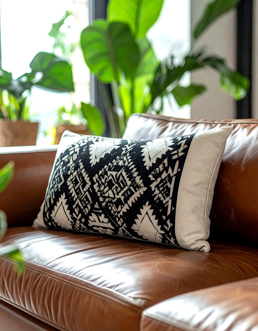 Mudcloth Bolster Pillow - 30 bolster pillow ideas